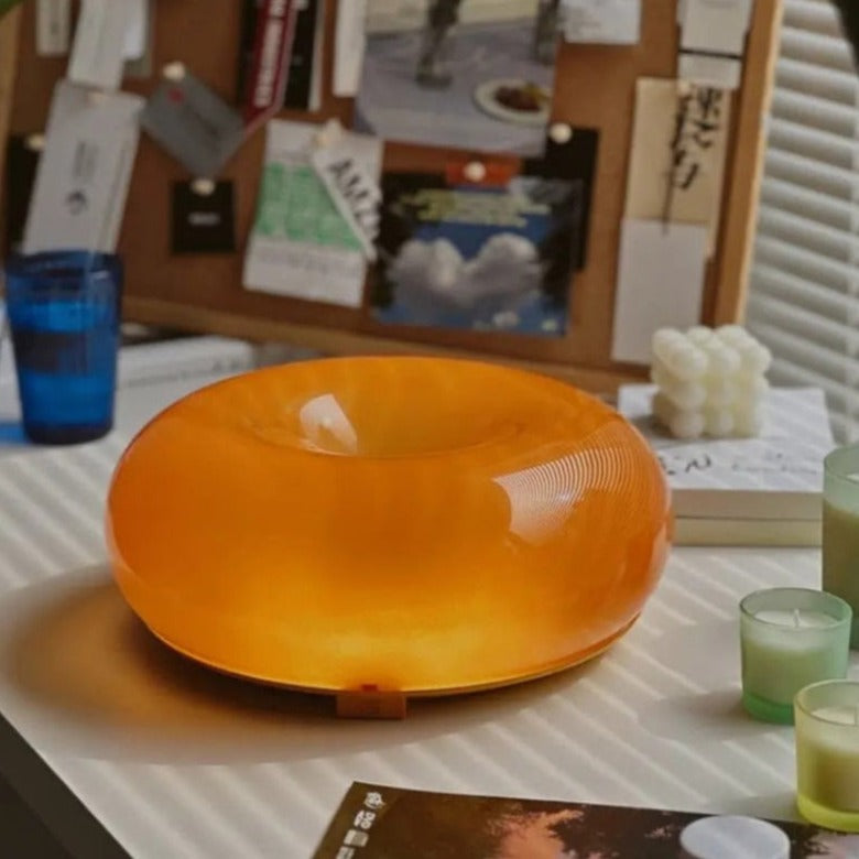 Lampe Donut En Verre