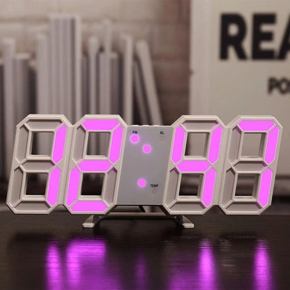 Horloge Numérique 3D LED