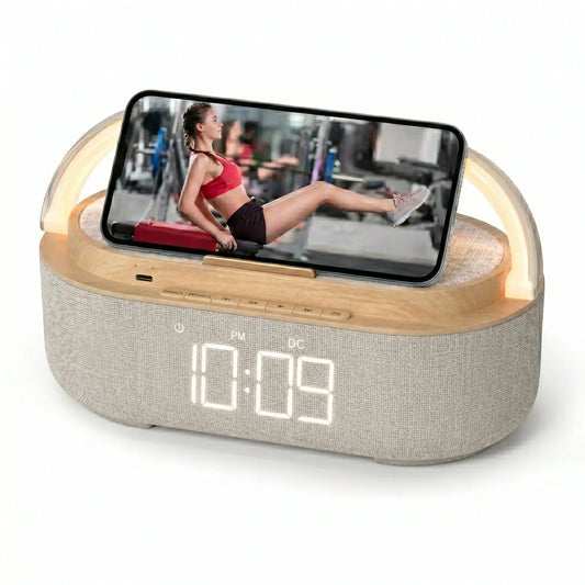Réveil Chargeur Induction et Simulateur d'Aube