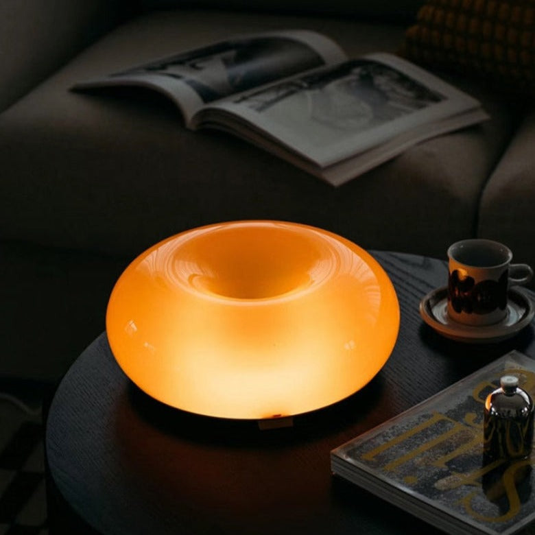 Lampe Donut En Verre