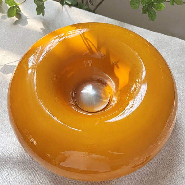 Lampe Donut En Verre