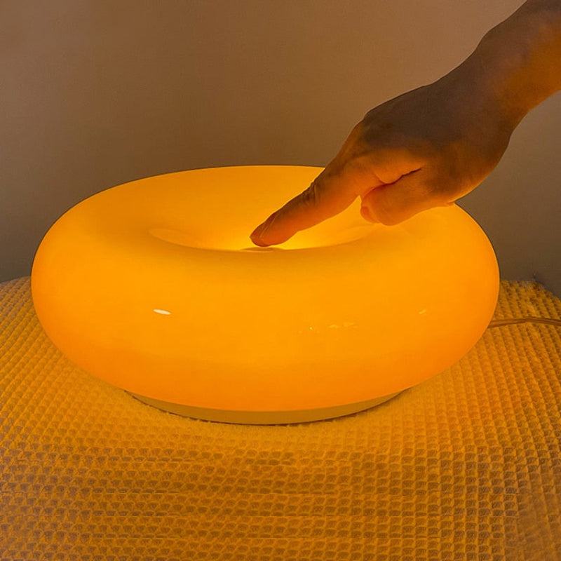 Lampe Donut En Verre