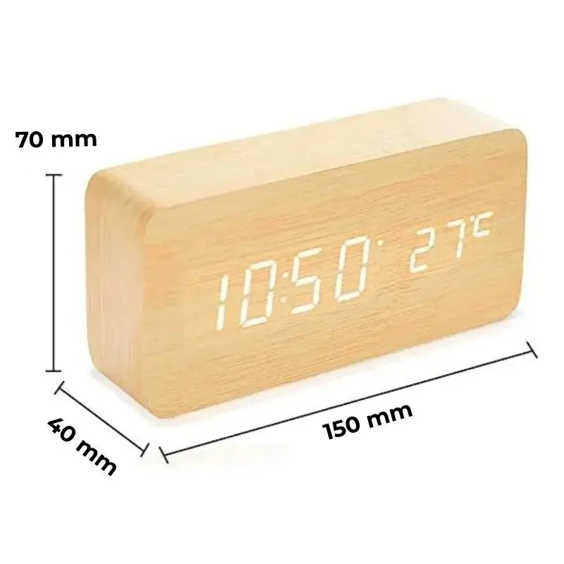 Réveil Bois Moderne