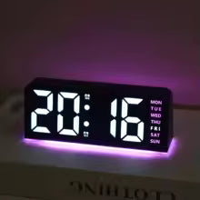 Réveil Numérique LED Couronne