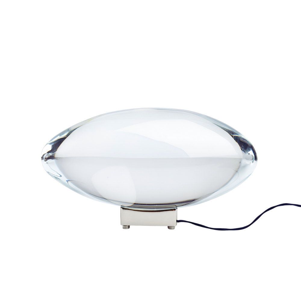 Lampe de Table Cristal Œil du Ciel – Luminaire LED d'Ambiance à Effet Visuel