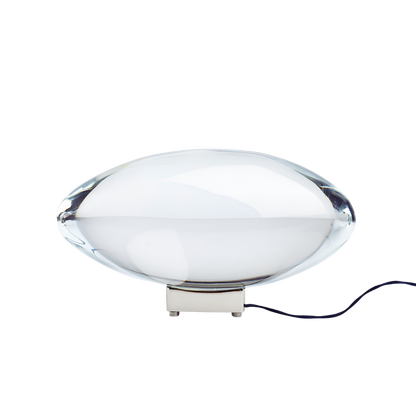 Lampe de Table Cristal Œil du Ciel – Luminaire LED d'Ambiance à Effet Visuel