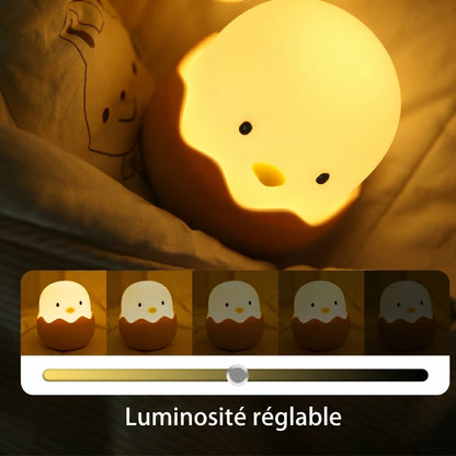 veilleuse bébé poussin