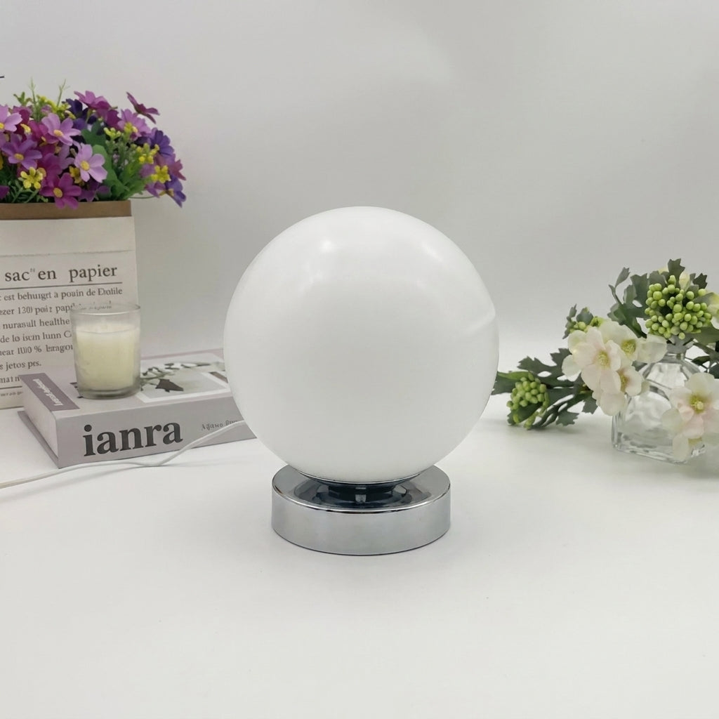 Lampe de Chevet Vintage en Verre Style Murano
