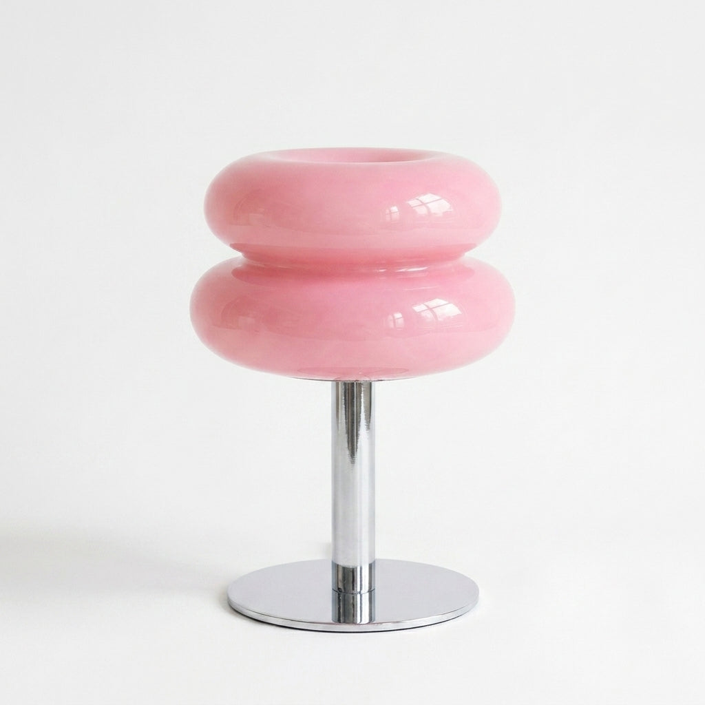 Lampe de Table en Verre Macaron