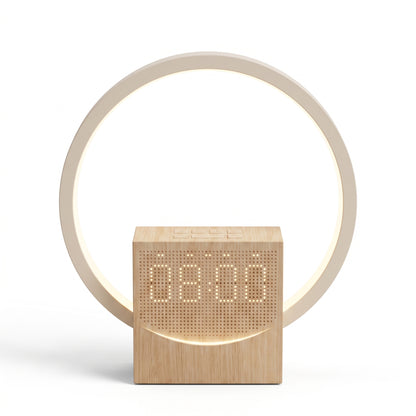Réveil Lumineux Multifonction 4-en-1 | Simulateur d'Aube & Bluetooth