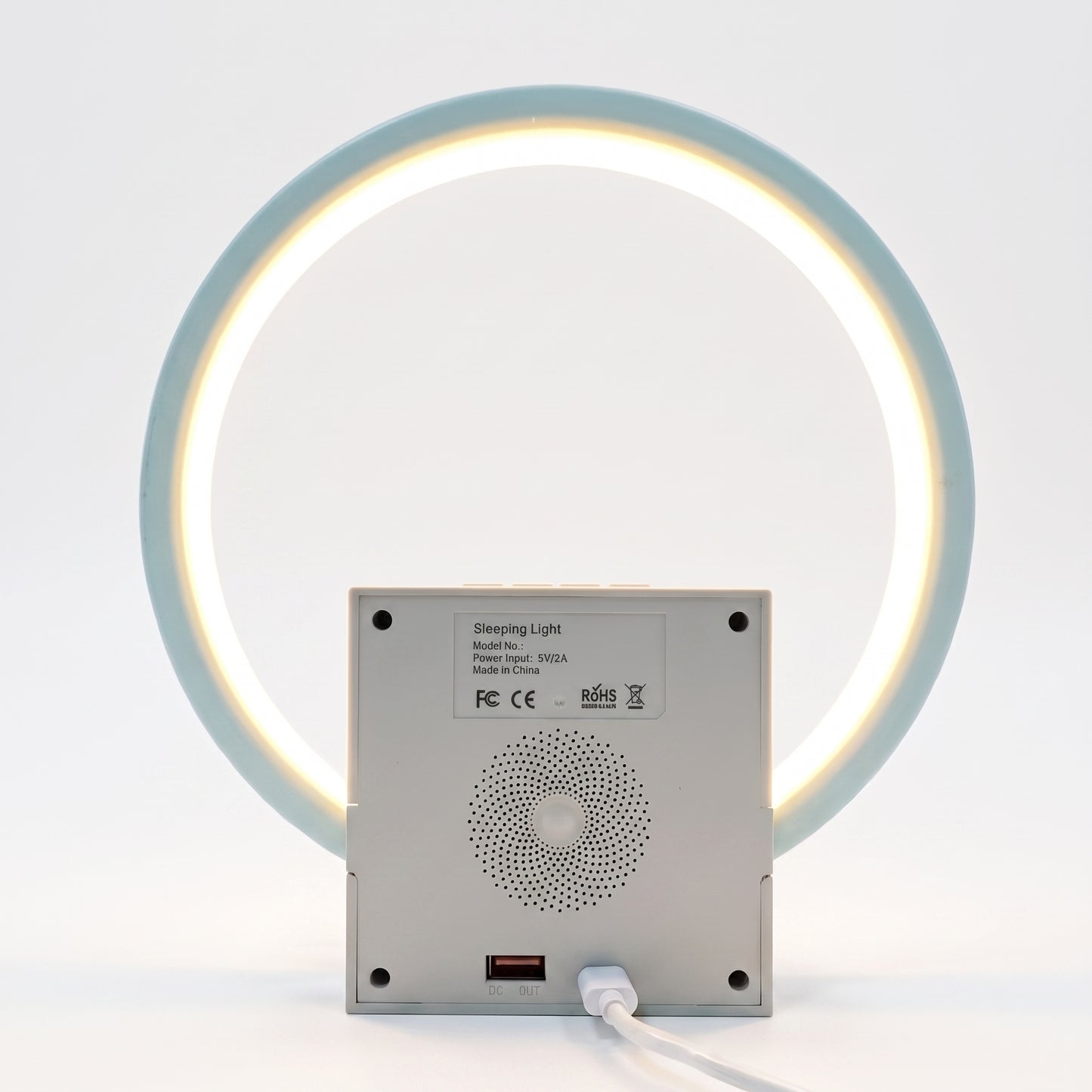 Réveil Lumineux Multifonction 4-en-1 | Simulateur d'Aube & Bluetooth