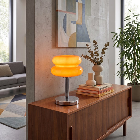 Lampe de Table en Verre Macaron