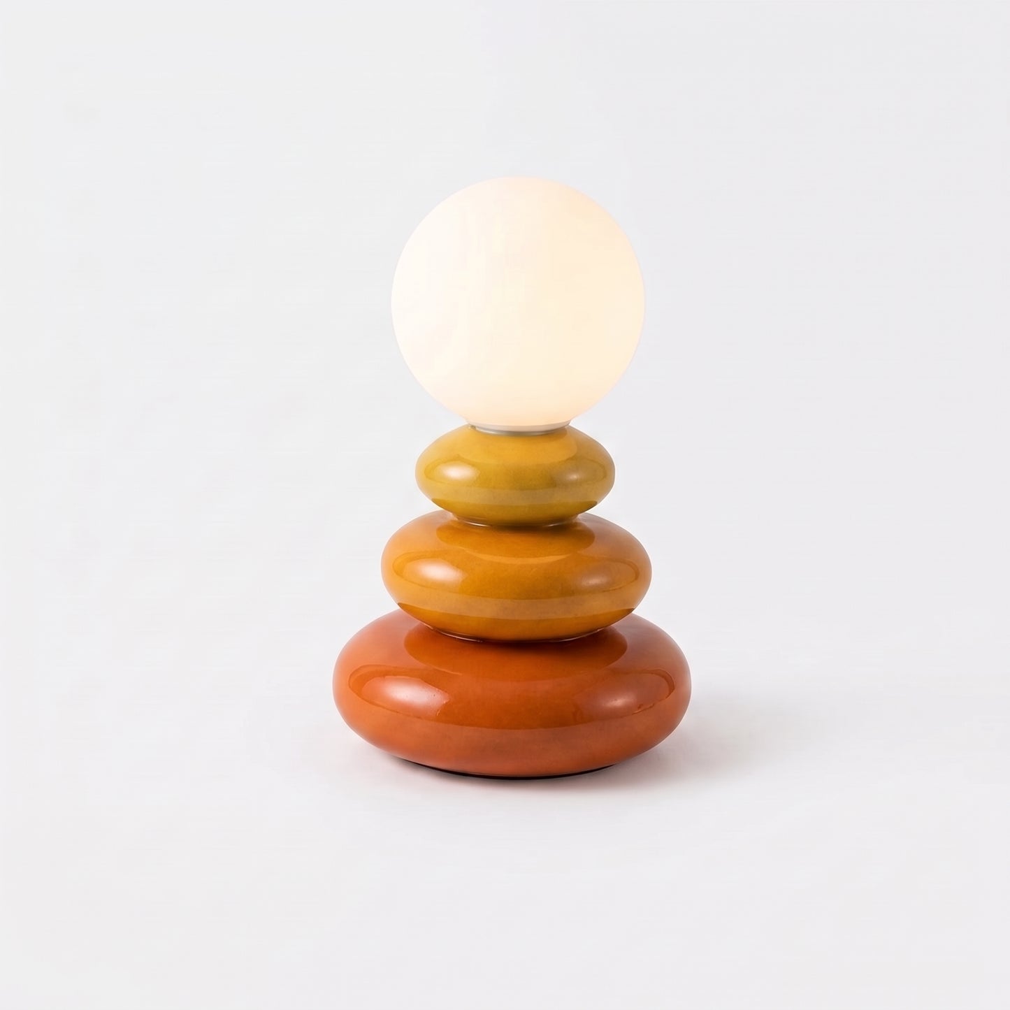Lampe de Table en Céramique Galets Empilés