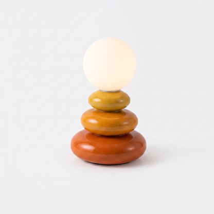 Lampe de Table en Céramique Galets Empilés