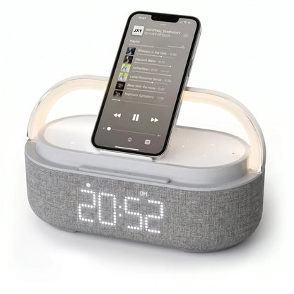 Réveil Chargeur Induction et Simulateur d'Aube