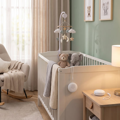 Générateur de Sons d'Ambiance Nomade pour Bébé – Boîtier Audio Compact Rechargeable USB
