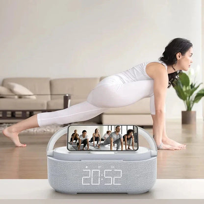 Réveil Chargeur Induction et Simulateur d'Aube