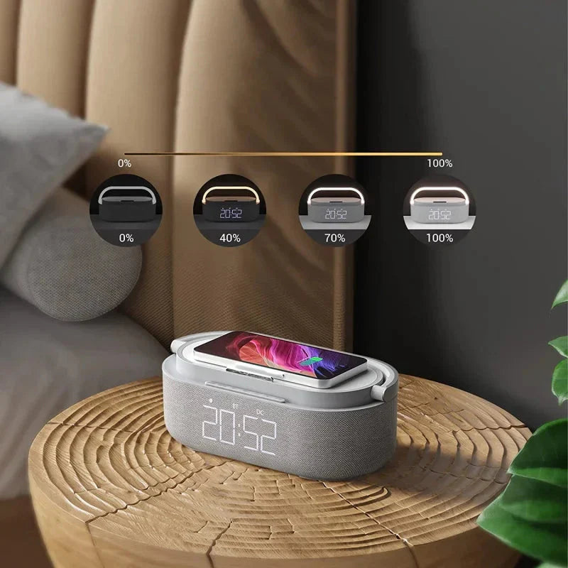 Réveil Chargeur Induction et Simulateur d'Aube