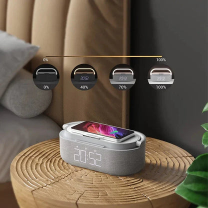 Réveil Chargeur Induction et Simulateur d'Aube